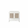 James Martin Vanities Athens 36in Single Vanity Cabinet, Glossy White E645-V36-GW